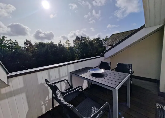 Dünenpark - Komfort Mit 1 Schlafzimmer Und Balkon Im Dachgeschoss 308